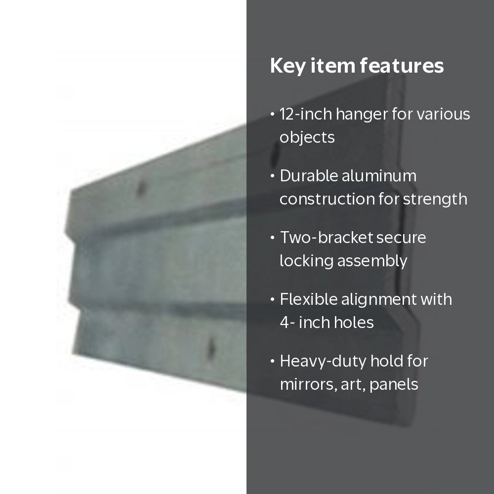 Hangman Z-Hanger: 12-Inch Heavy Duty Wall Mounting Hooks for