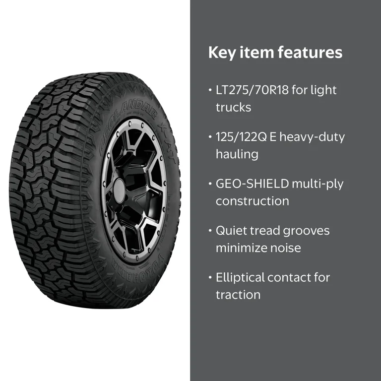 Yokohama Geolandar X-AT All Terrain LT275/70R18 125/122Q E Light