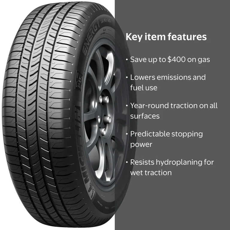 Michelin, All-Season Tire, 175/65R15 84H, Fuel Efficient - Walmart.com