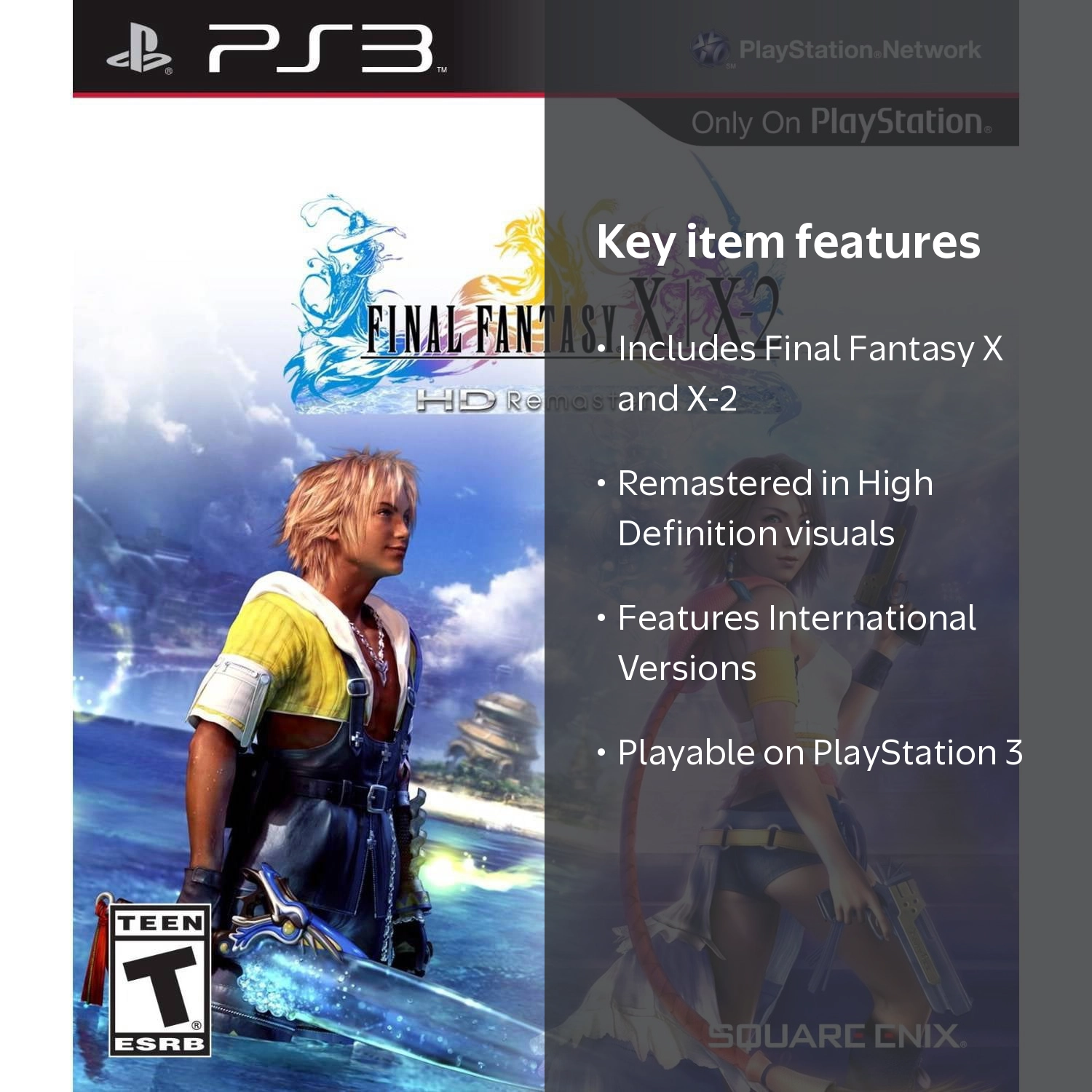 Final Fantasy X/X-2 HD Remaster Standard Edition - PlayStation 3