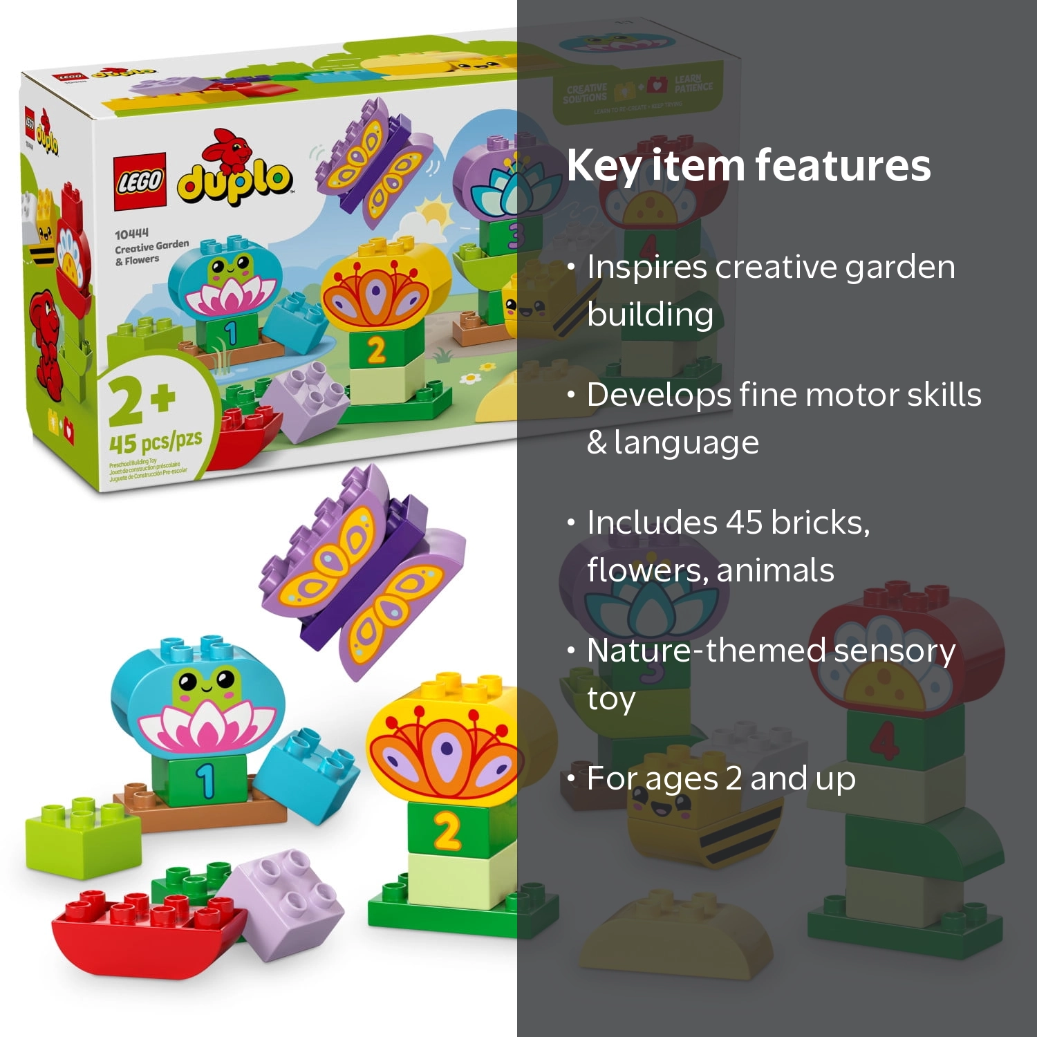 SDVP−020 021 022パック✕４セット LEGO, DUPLO Town Creative Garden & Flowers Building Toy Playset
