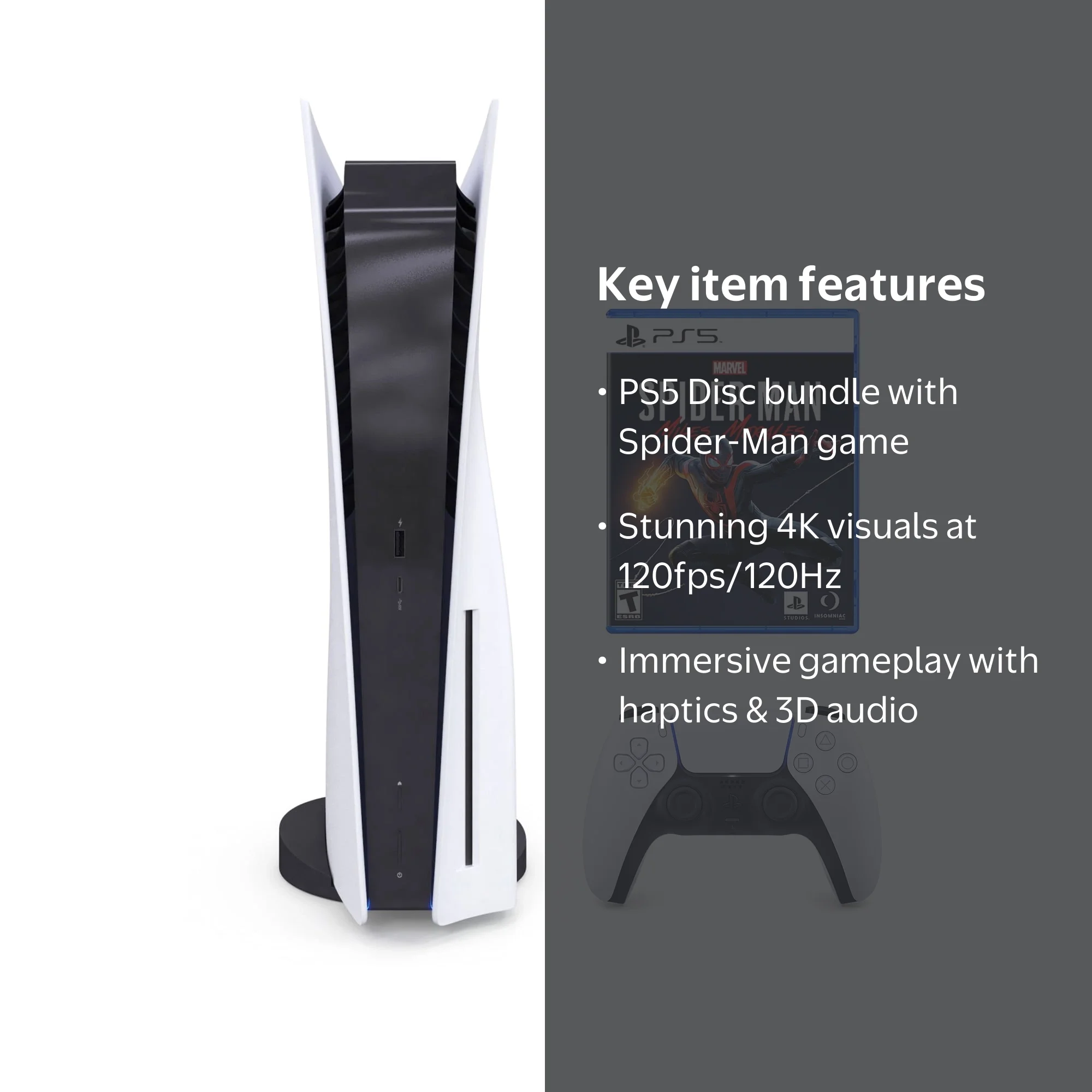 2023 New PlayStation 5 Disc Version PS5 Console with Wireless