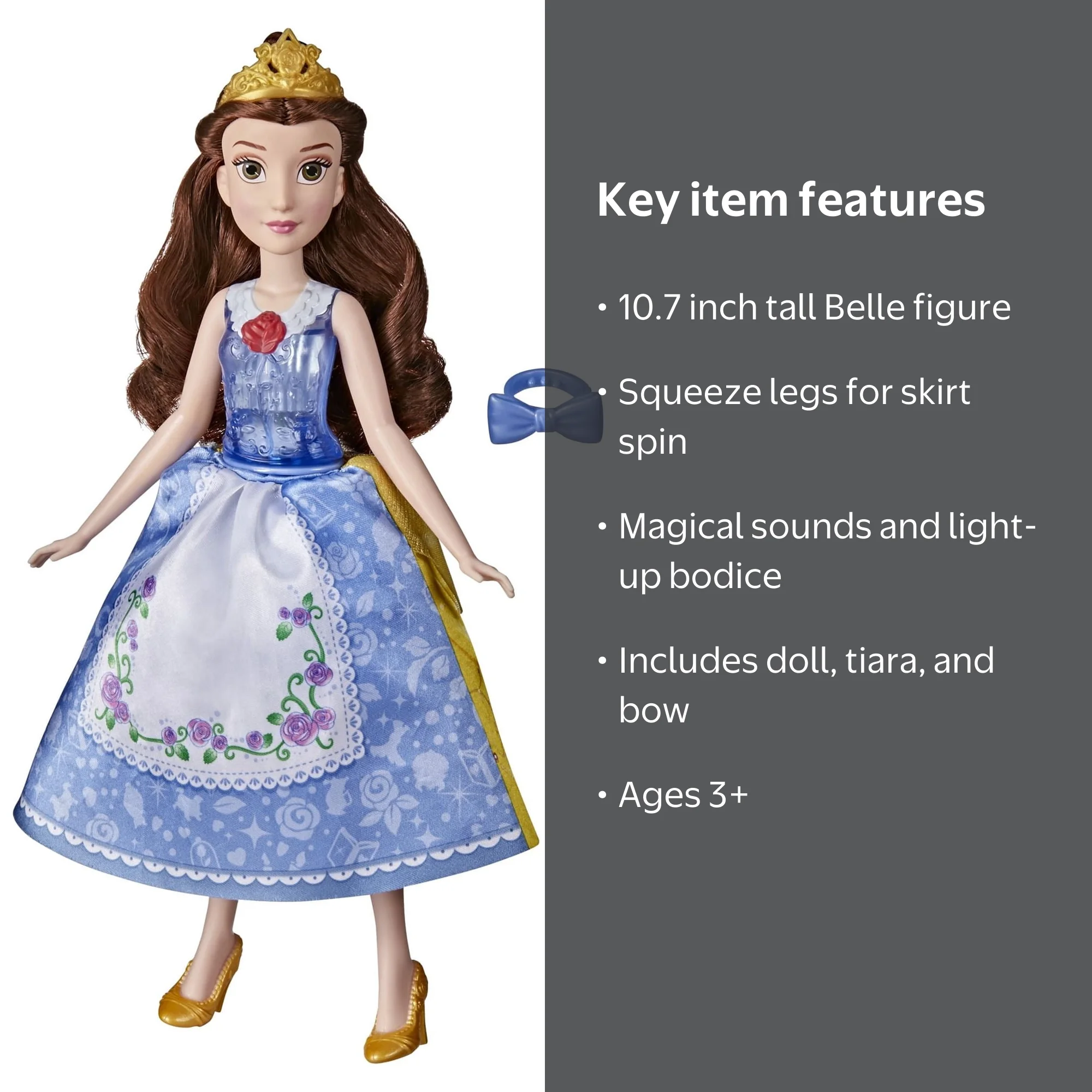 Disney Princess Spin and Switch Belle, Quick Change Fashion Doll