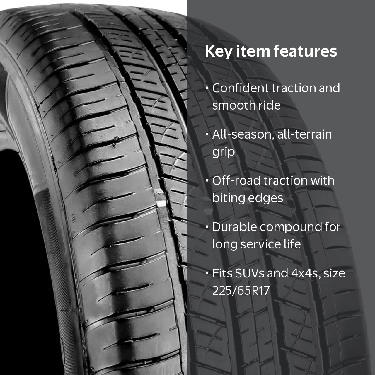 Atlas Paraller 4x4 HP 225/65R17 102H BSW - Walmart.com