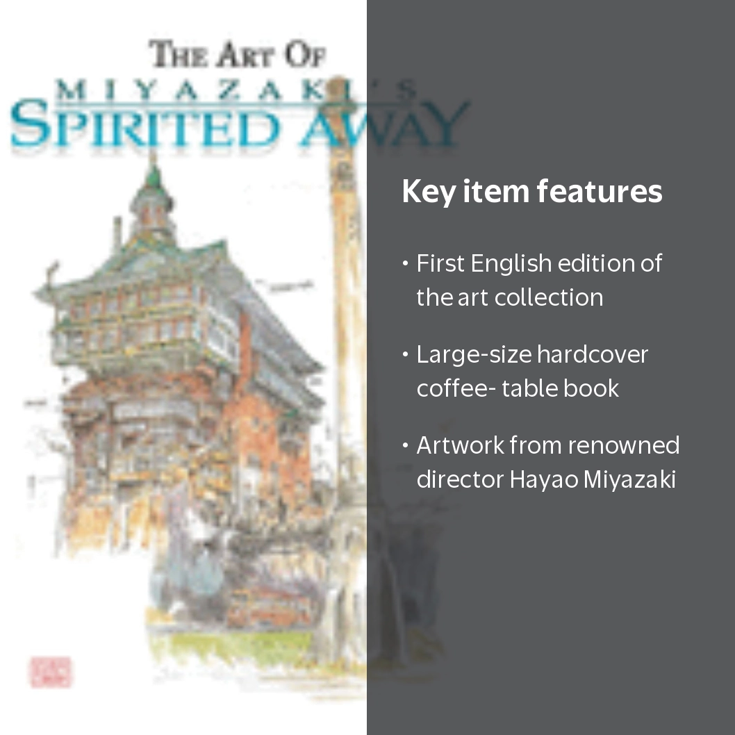 Hayao Miyazaki, Art of Spirited Away, Hardcover, First Edition