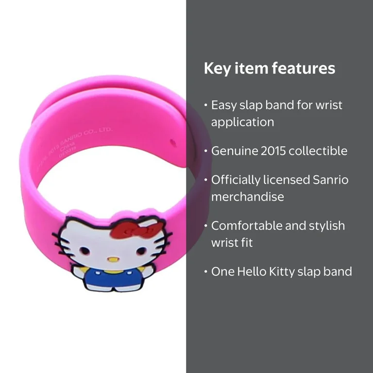 Hello Kitty Supercute Friendship Festival Slap Band Bracelet