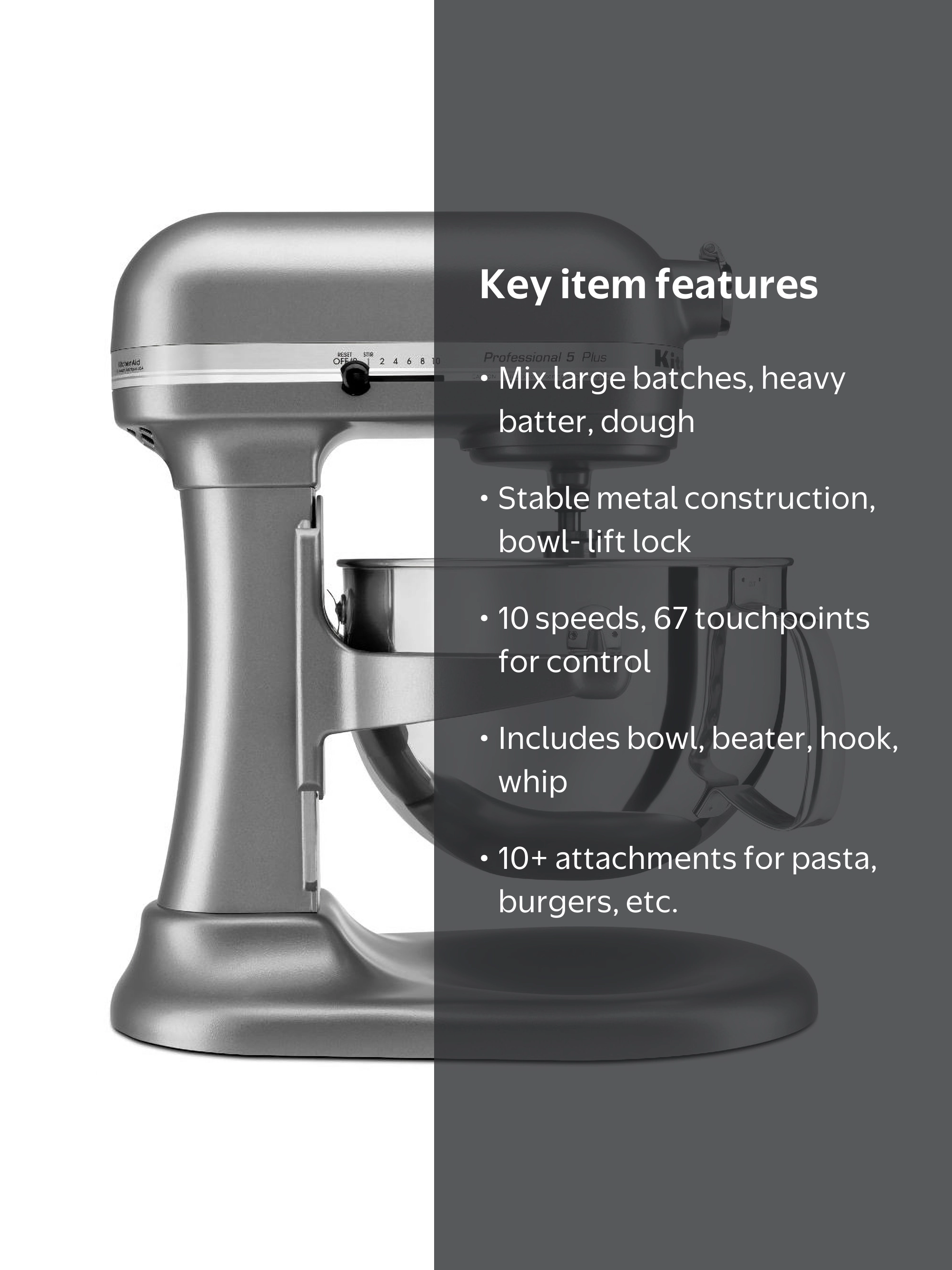 KitchenAid Professional 5 Plus Series Stand Mixer with Ultra-Power