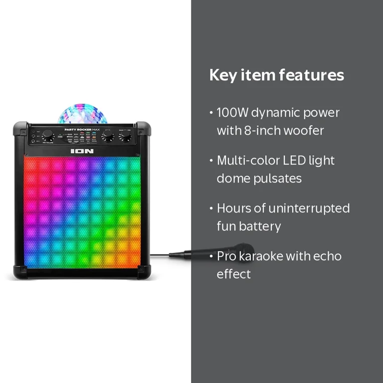 ION Audio Party Rocker™ Max Wireless Rechargeable Bluetooth