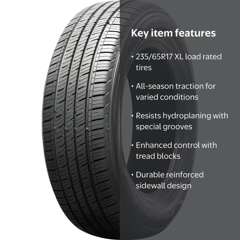Celimo, All Season SUV Crossover Tire, 235/65R17 108H XL, Black