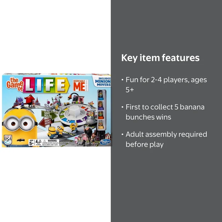 Despicable Me Minion The Game of Life Game - Walmart.com