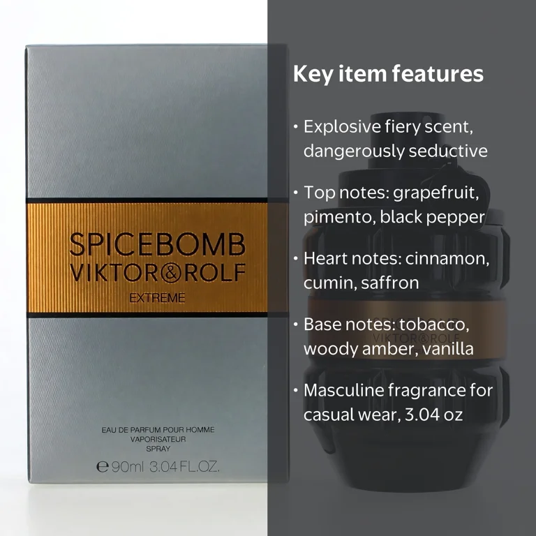 Viktor and Rolf's Spicebomb Extreme Men's Perfume Spray, Seductive