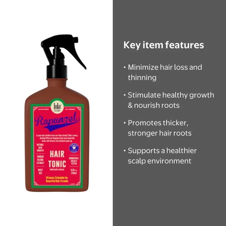 Lola From Rio Rapunzel Hair Tonic, Reduces Hair Loss & Stimulates