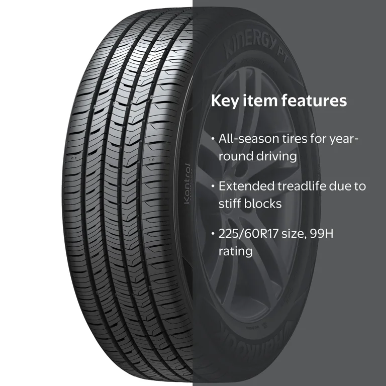 Hankook Kinergy PT (H737) 225/60R17 99H All-Season Passenger Tire