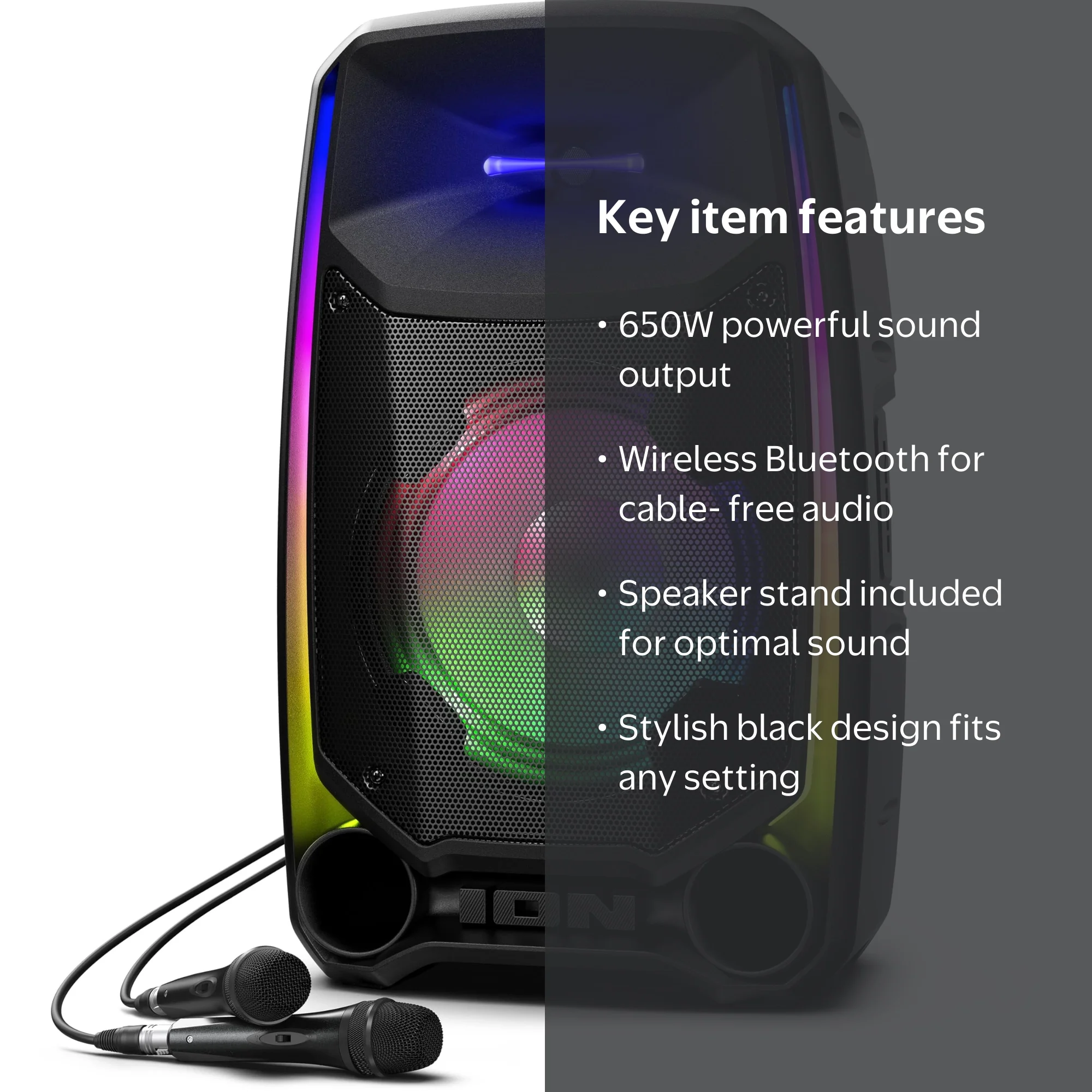 Ion IPA161 Total PA Ultimate Portable Bluetooth Speaker 650 Watts