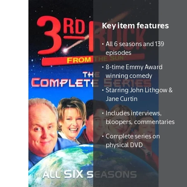 3rd Rock From the Sun: Complete Series Box Set (DVD) TV Video