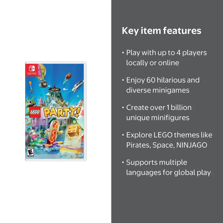 iam8bit, LEGO¬Æ Party! Nintendo Switch, Family Party Game