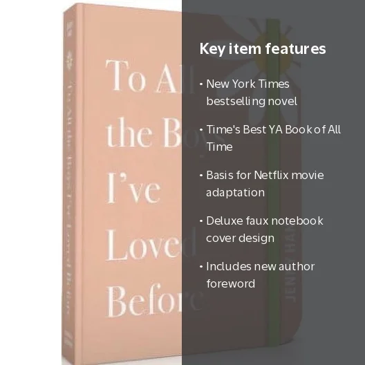 Jenny Han, To All the Boys I've Loved Before Special Keepsake