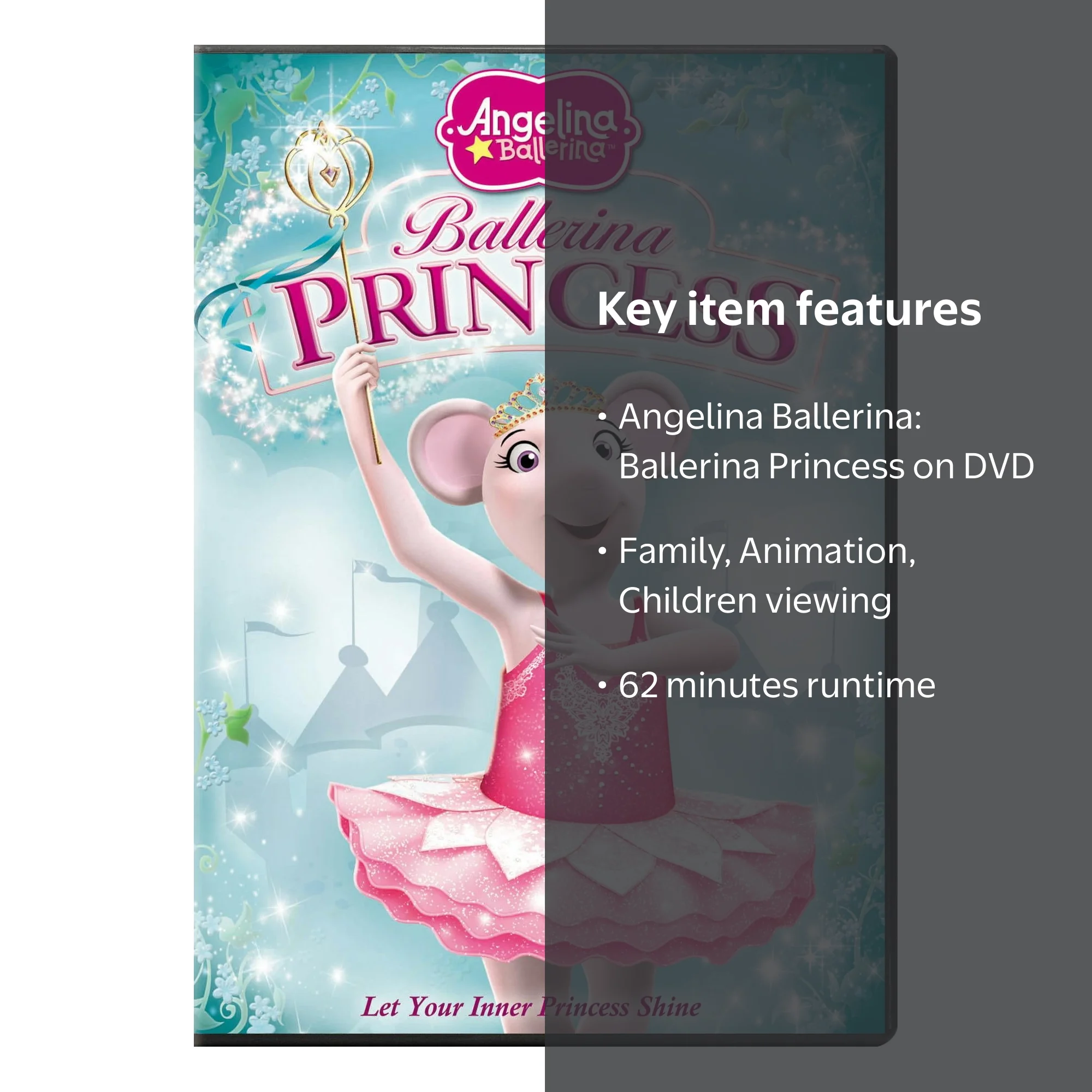 Angelina Ballerina: Ballerina Princess [DVD] - Walmart.com