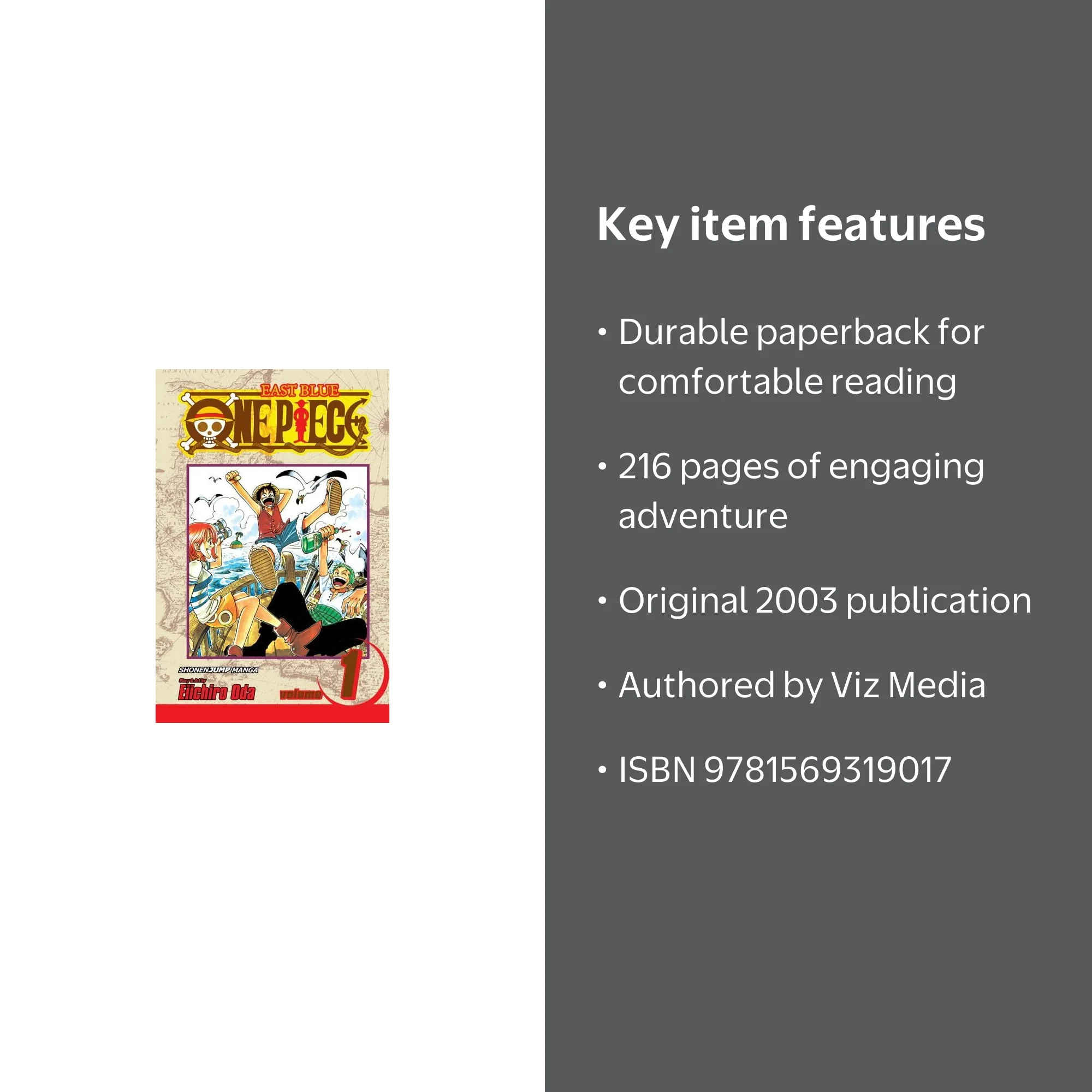 One Piece One Piece, Vol. 1: Romance Dawn, Book 1, (Paperback