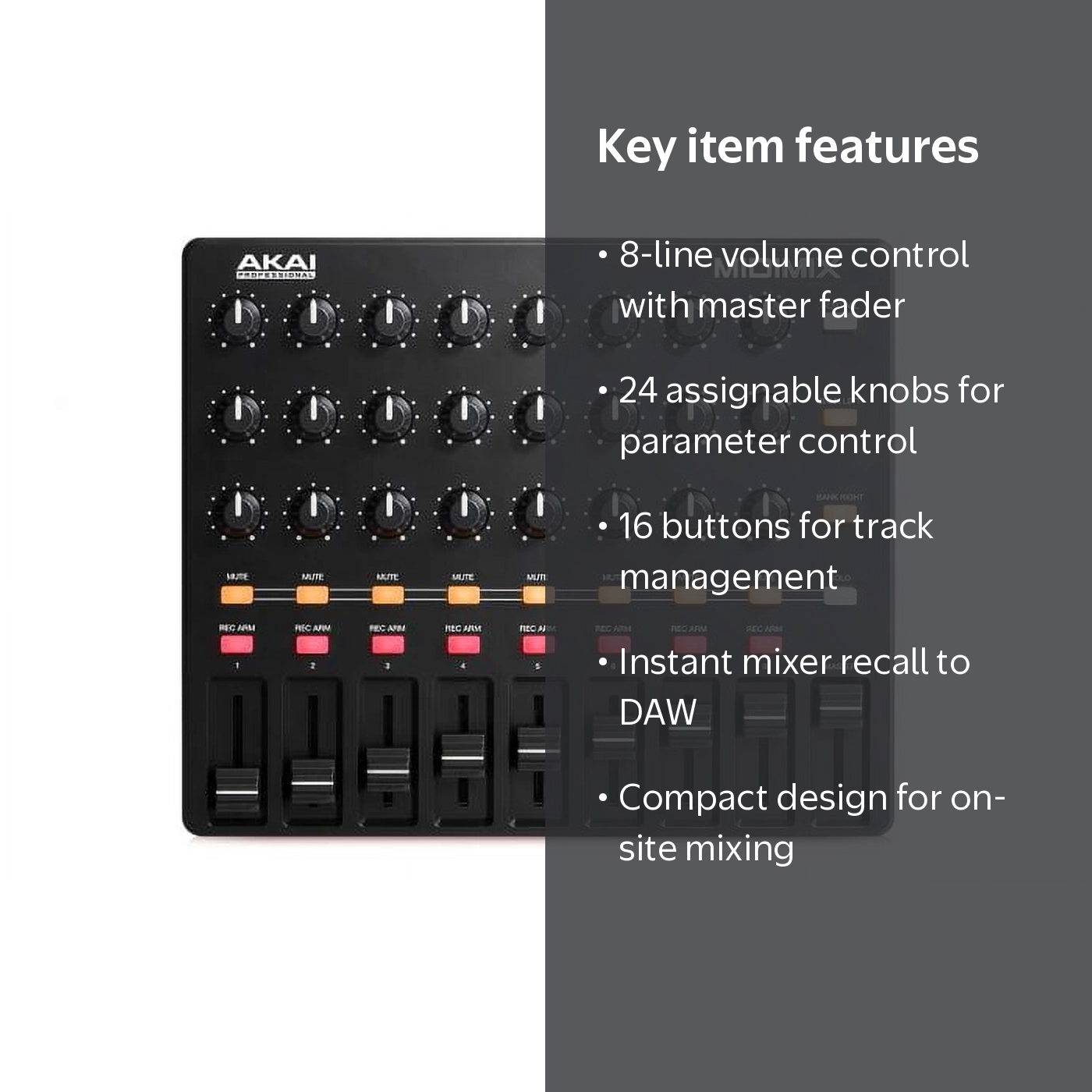 AKAI Professional MIDIMix High Performance Portable Mixer/DAW