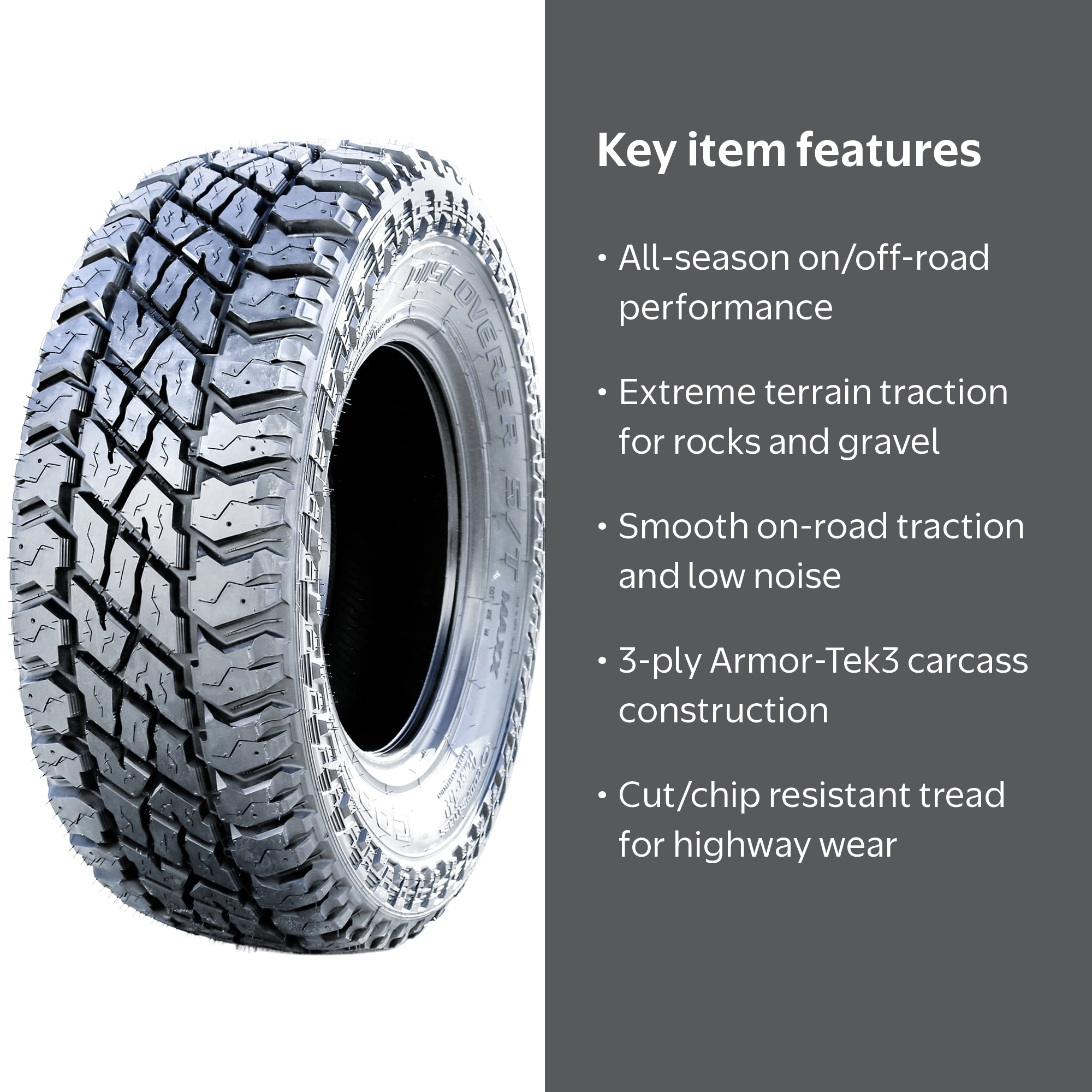 Cooper Discoverer S/T Maxx LT275/65R18 E 123Q Tire - Walmart.com