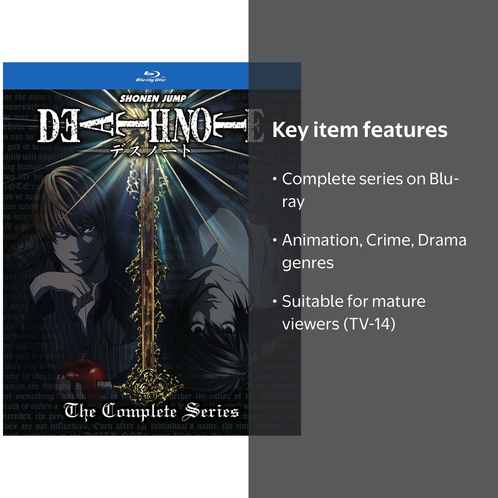 SDS, Blu-ray, Death Note Complete Series, Standard Edition