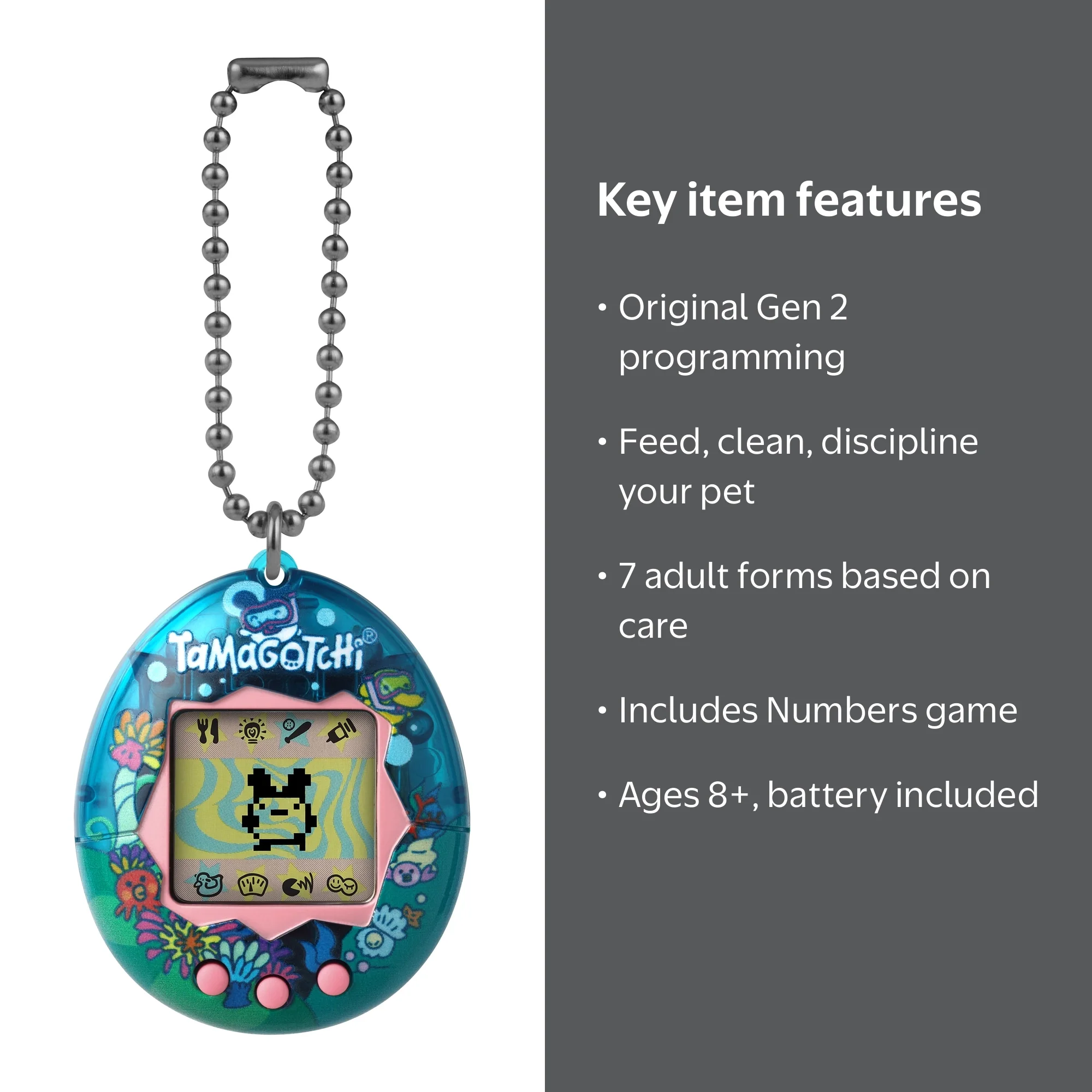 Tamagotchi, Digital Pet, Tama Ocean Shell, Generation 2