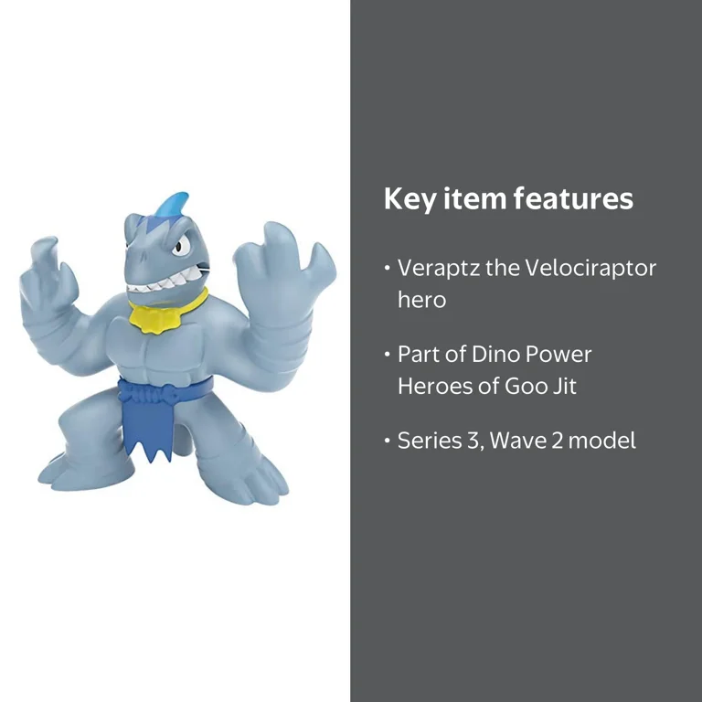 Heroes of Goo Jit Zu Dino Power Hero Pack, Veraptz Velociraptor