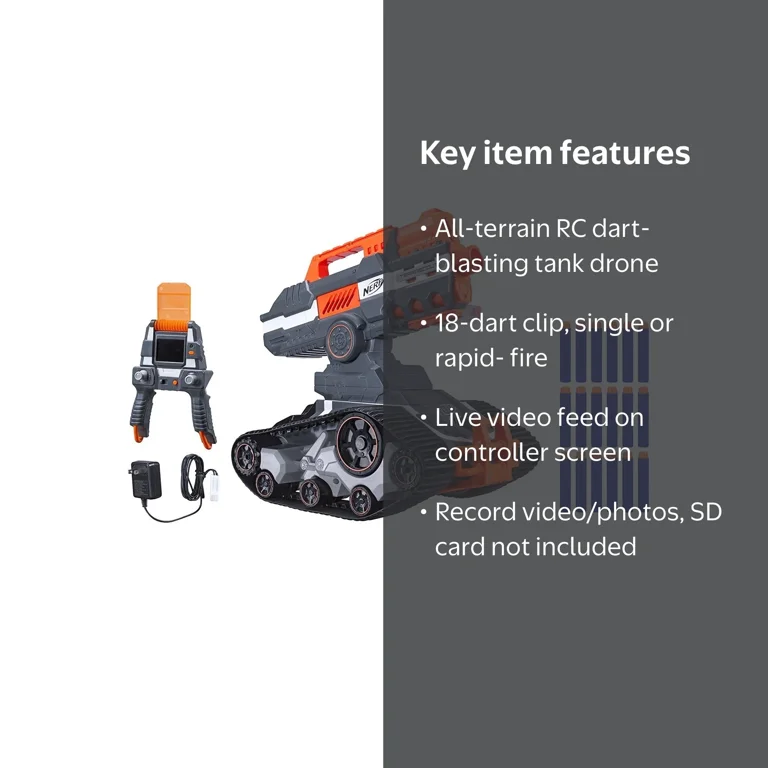 NERF - N-Strike Elite - Terrascout Remote Control Drone Blaster