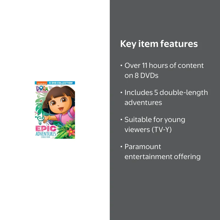 Dora the Explorer: The Epic Adventure Collection (DVD) - Walmart.com