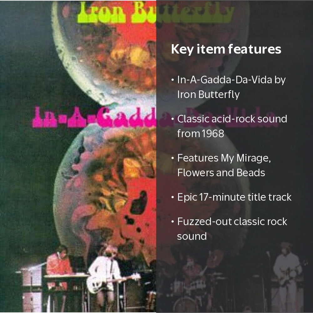 Elektra / WEA, In-A-Gadda-Da-Vida CD, 17-minute Odyssey - Walmart.com