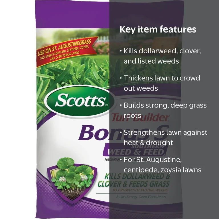 美品　スコッツ ドロップ式 肥料散布機 Turf Builder Scotts Turf Builder Bonus S Southern Weed & Feed2 for Lawns