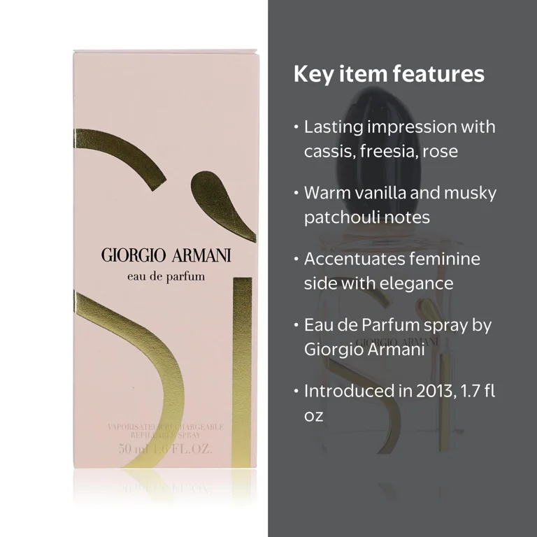 Giorgio Armani, Si 1.7 EDP Spray, 1.7 oz, Women's Fragrance