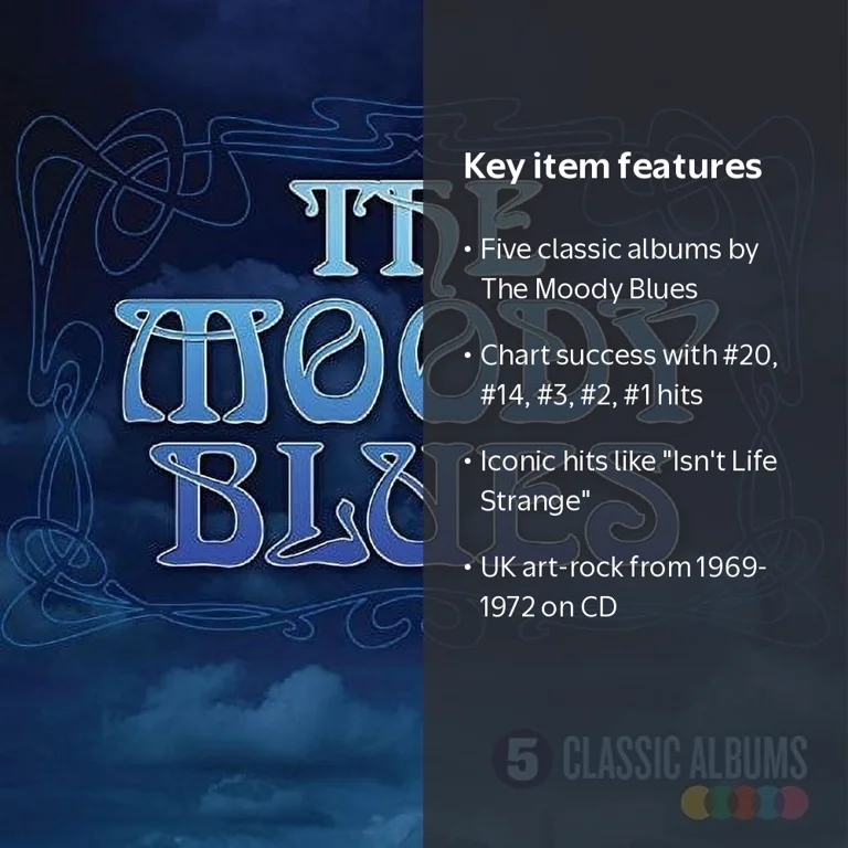 Walmart: The Moody Blues - 5 Classic Albums - Music & Performance