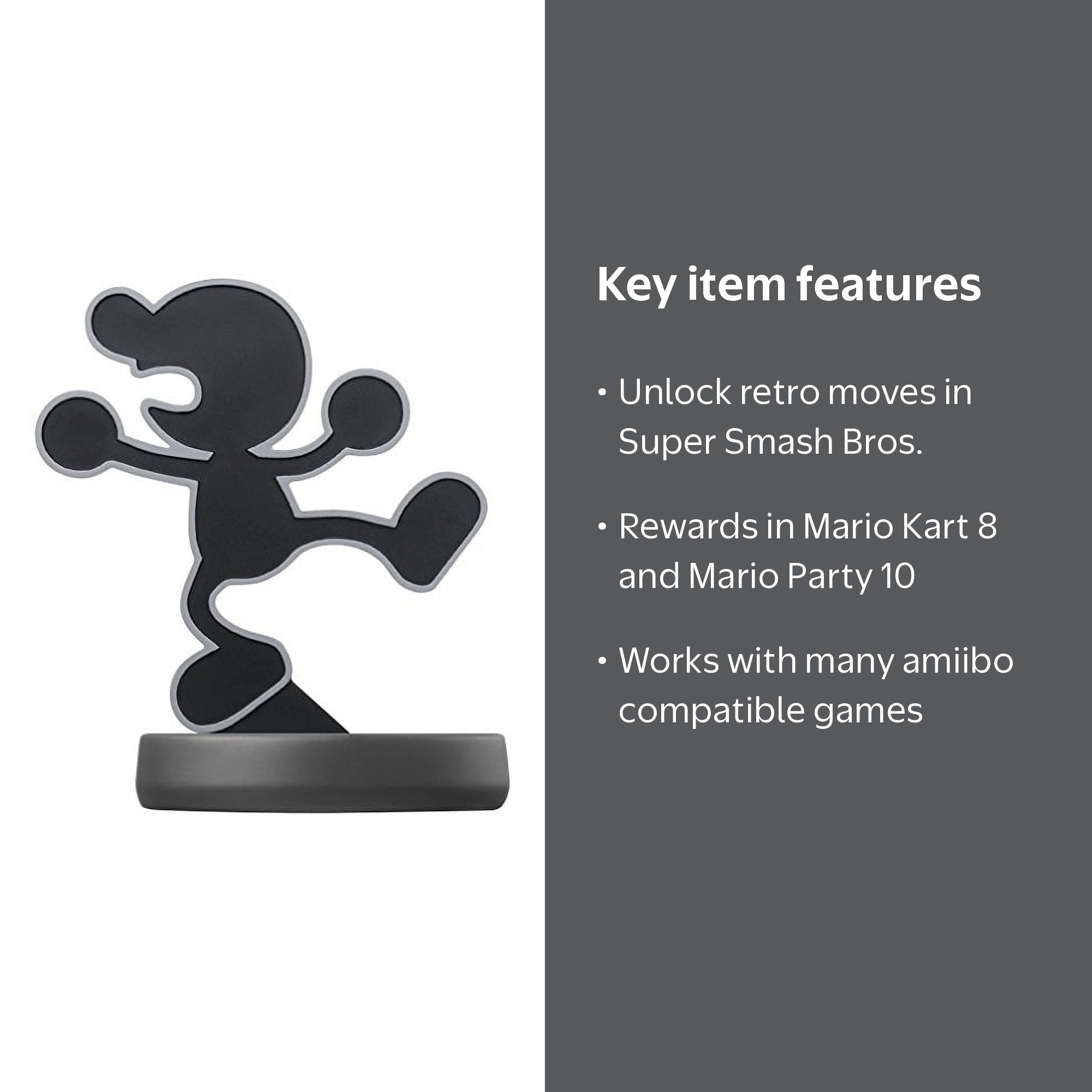 Mr. Game & Watch Amiibo - Super Smash Bros. Series - Walmart.com