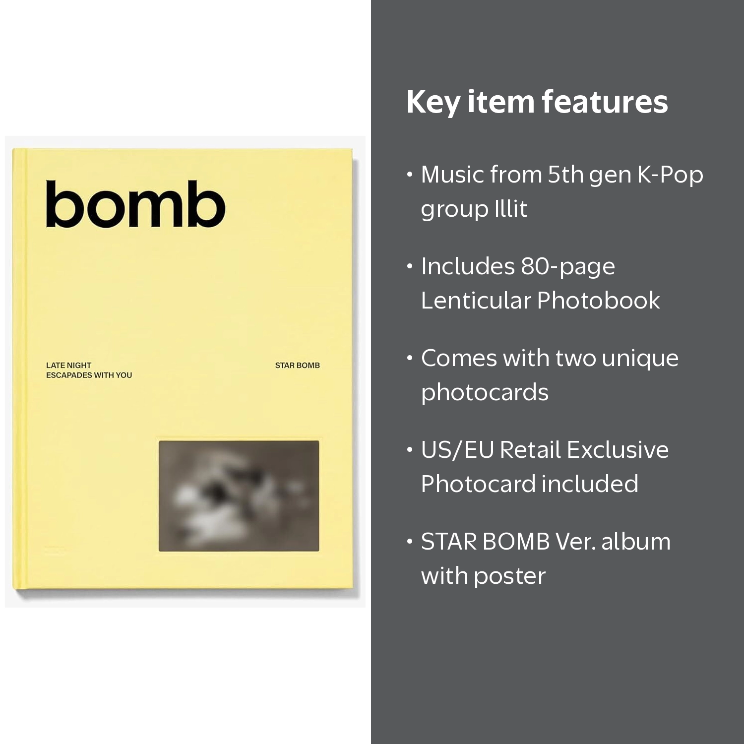 Illit - bomb [STAR BOMB Ver.] - Music & Performance - CD - Walmart.com