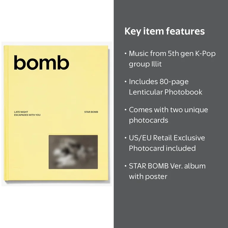 Illit - bomb [STAR BOMB Ver.] - Music & Performance - CD - Walmart.com