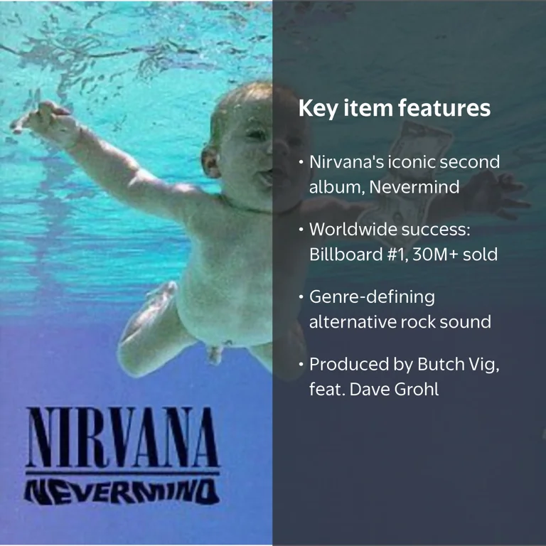 Universal Import, Music and Performance, Nirvana Nevermind CD