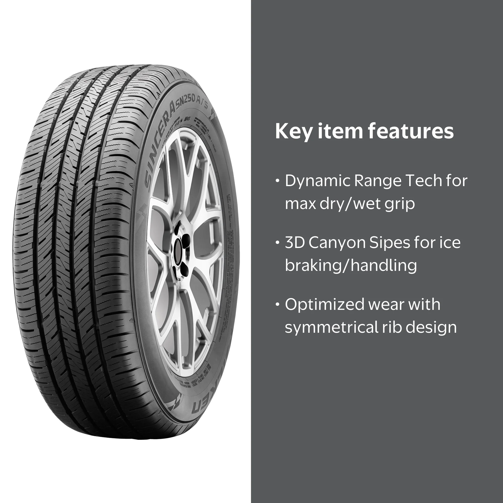 Free Shipping! Falken Sincera SN250 A/S All-Season 215/70R16 100T