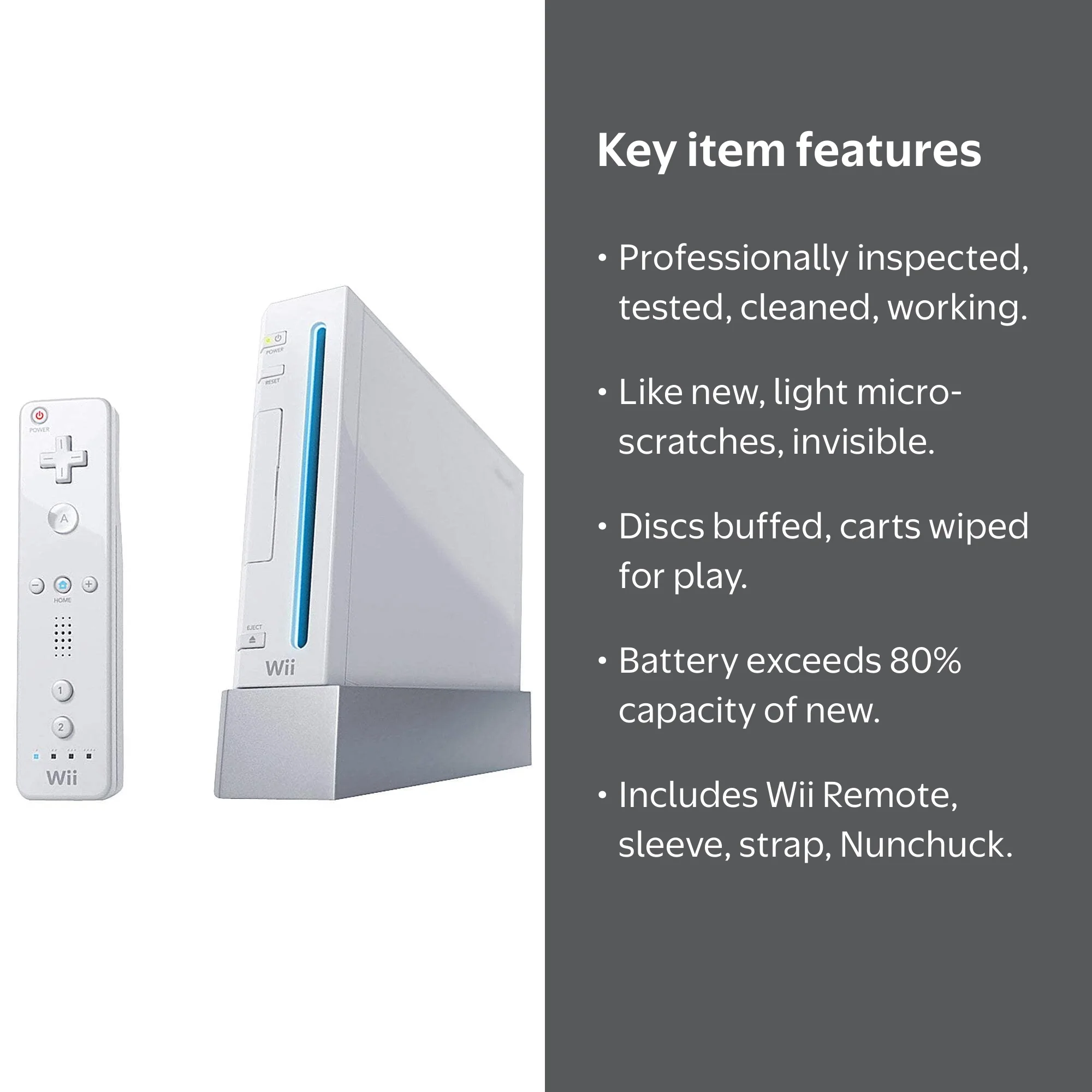Restored Wii Console White (Refurbished) - Walmart.com