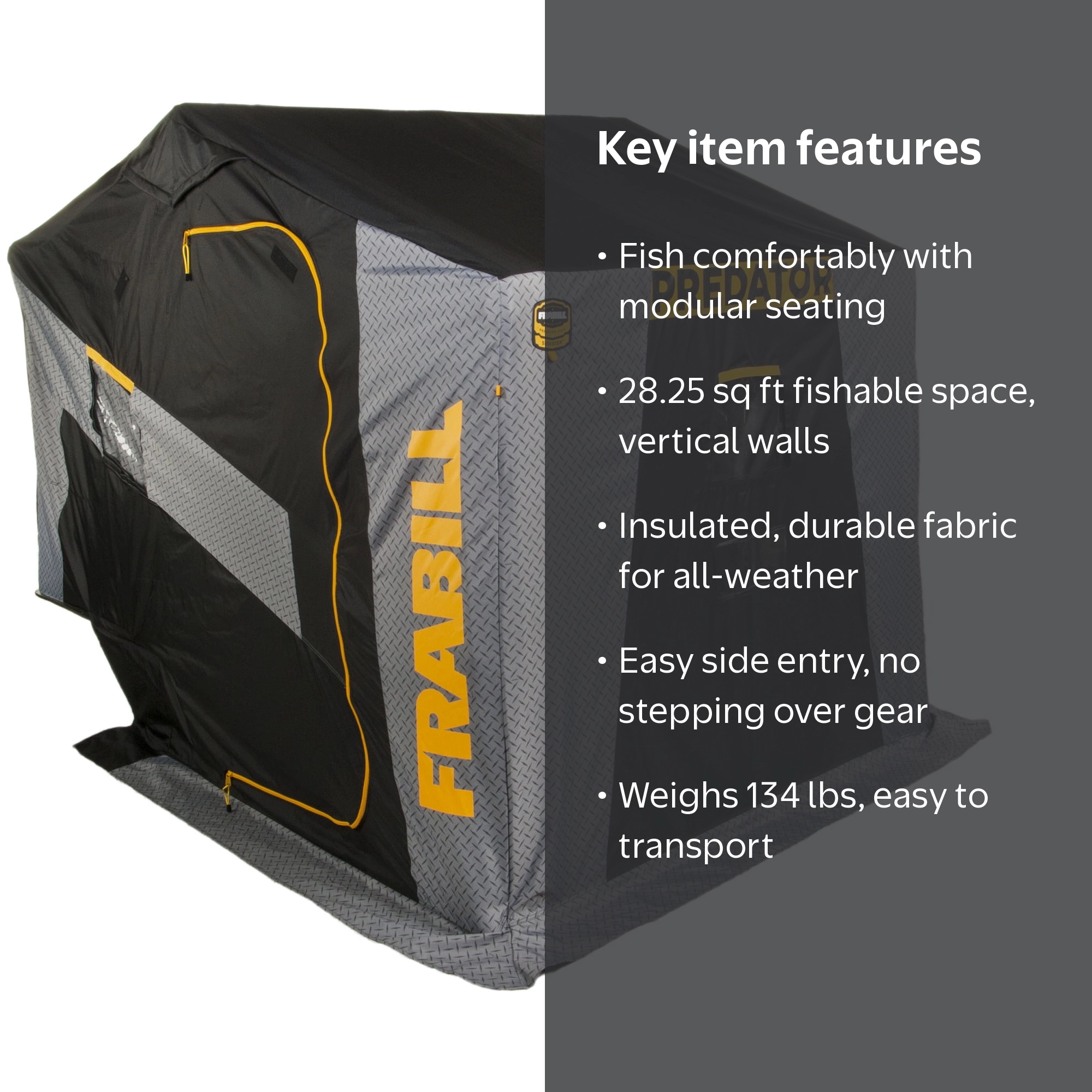 Frabill Shelter Predator Sidestep 4255, 640630 - Walmart.com
