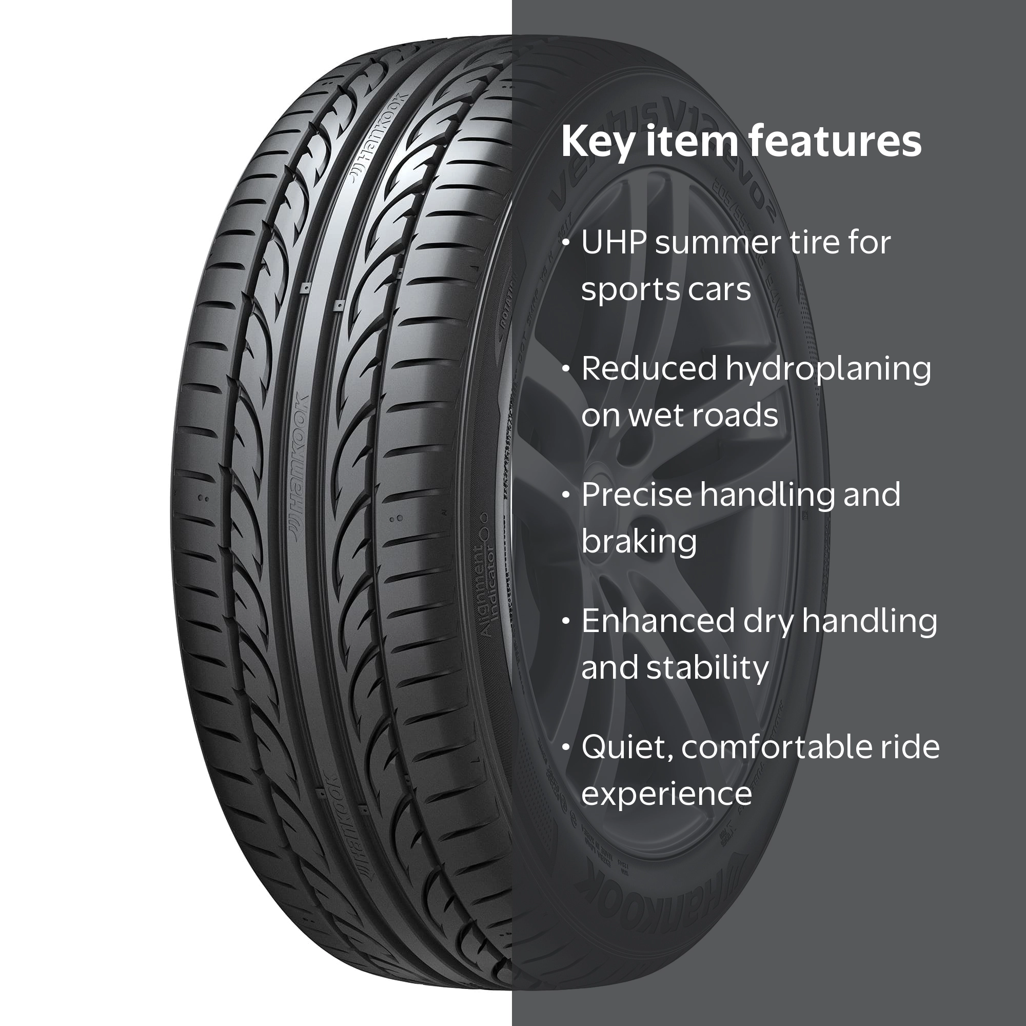 Hankook Ventus V12 evo2 205/45R17. 1本 Hankook Ventus V12 evo2 (K120) UHP 235/45ZR17 97Y XL Passenger