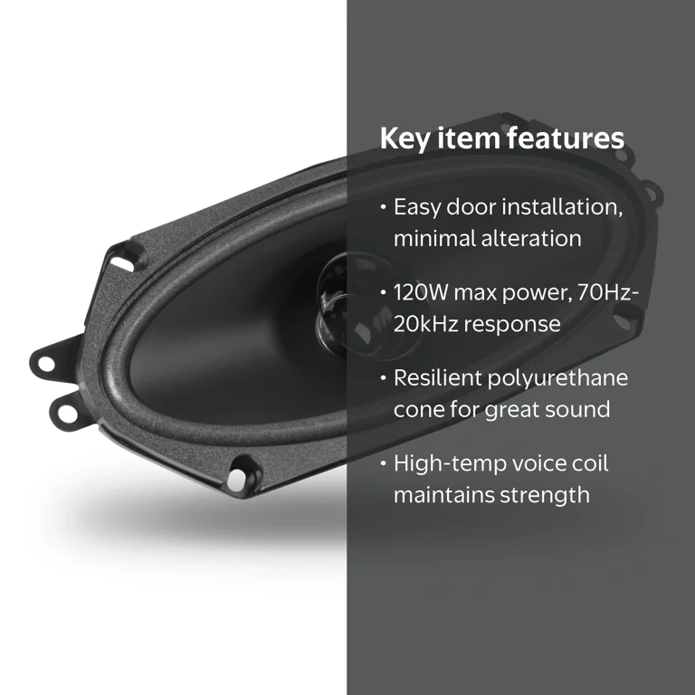 BOSS Audio Systems BRS410 4x10 Car Replacement Speaker, 120 W