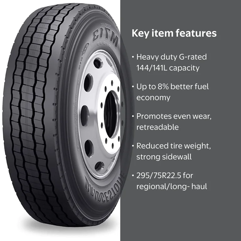 Bridgestone M713 Ecopia 295/75R22.5 144/141L G Commercial Tire
