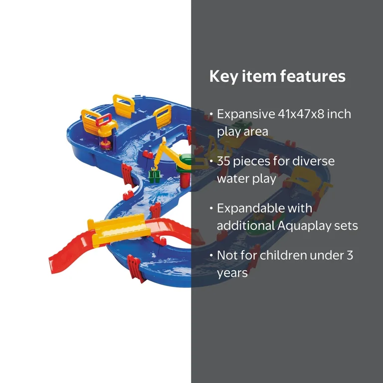 AquaPlay, Water Playset, MegaBridge System, Expandable Water Canal