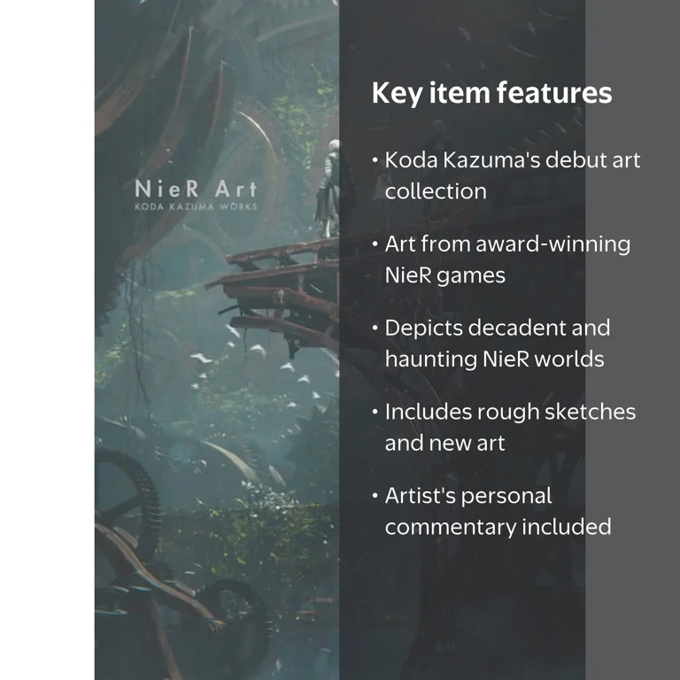 Nier Nier Art - Koda Kazuma Works, (Hardcover) - Walmart.com