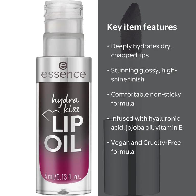 essence Hydra Kiss Lip Oil, 05 Midnight Mystery - Walmart.com