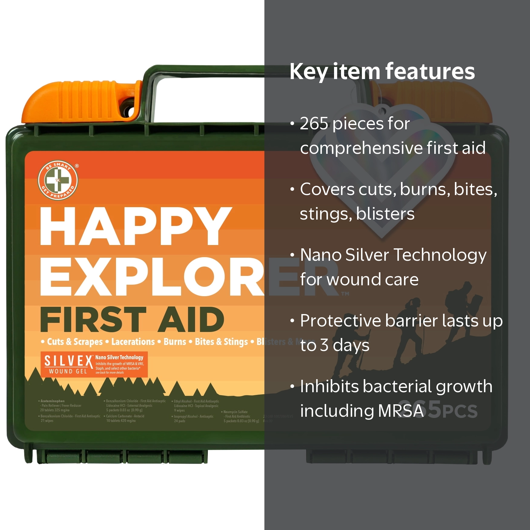 Be Smart Get Prepared Outdoor First Aid - Happy Explorer, 265
