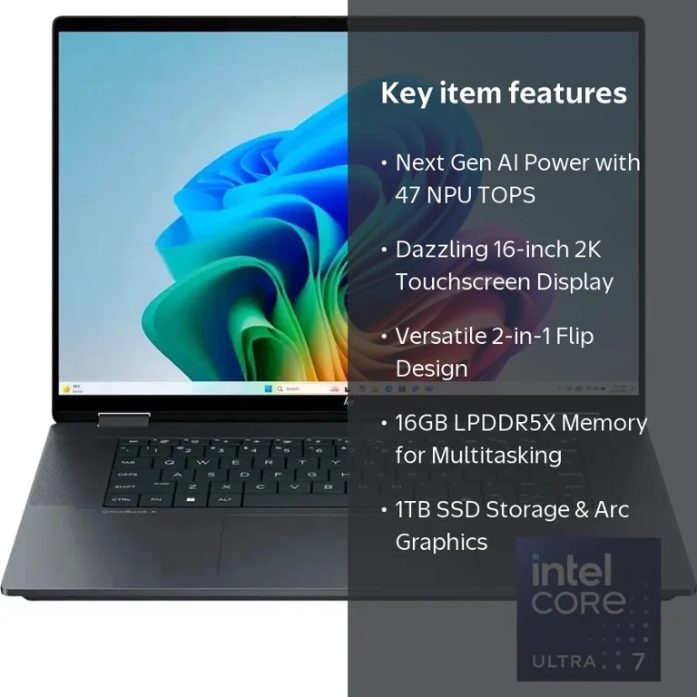 HP - OmniBook X Flip 2-in-1 - Copilot+ PC - 16