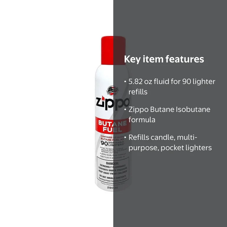 cigarette lighter fluid walmart Zippo Premium 4oz Refill, 6 Pack Multipack Each can is sealed to preserve freshness and prevent evaporation until opened Zippo Lighter Fluid 4 Oz